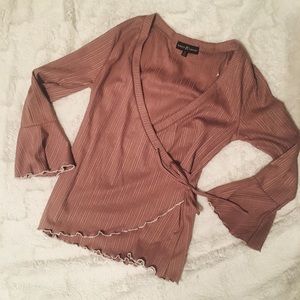 Pink Wrap Top